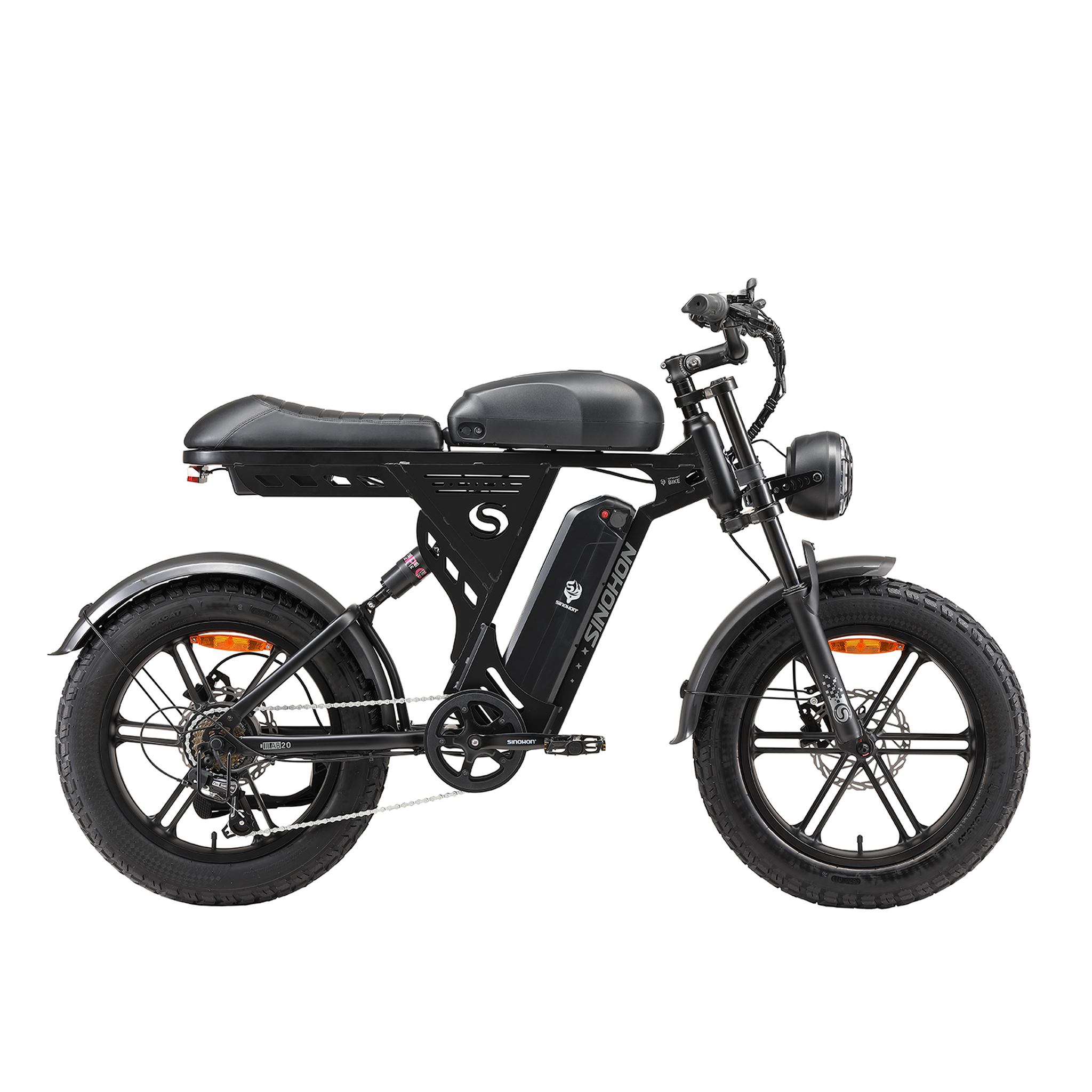 SINOHON Sinohon ab20 vélo électrique double batterie, fat bike 20 po longue autonomie 1728wh
