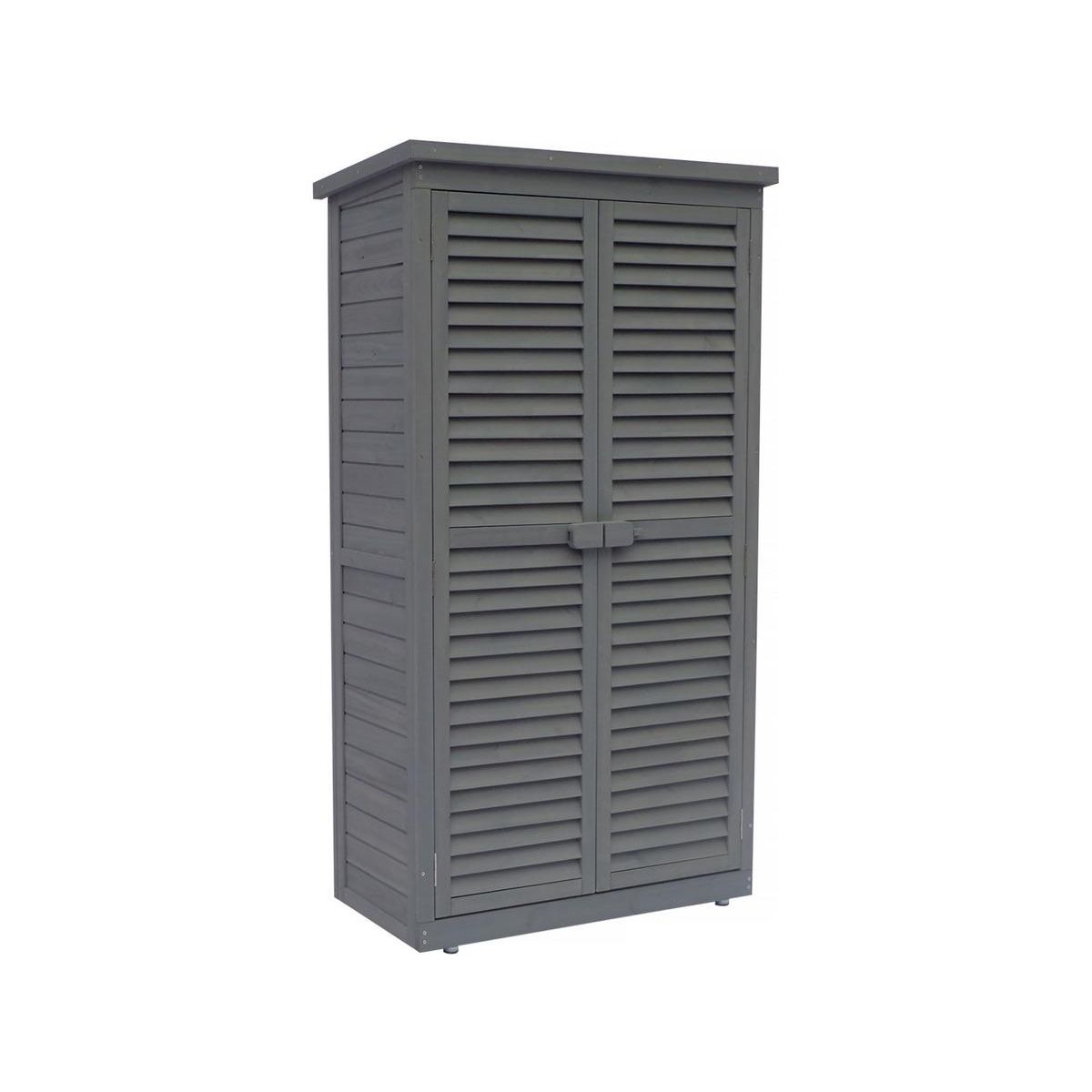 Habitat et Jardin Armoire de jardin  Space  - 87 x 46.5 x 160 cm - Anthracite