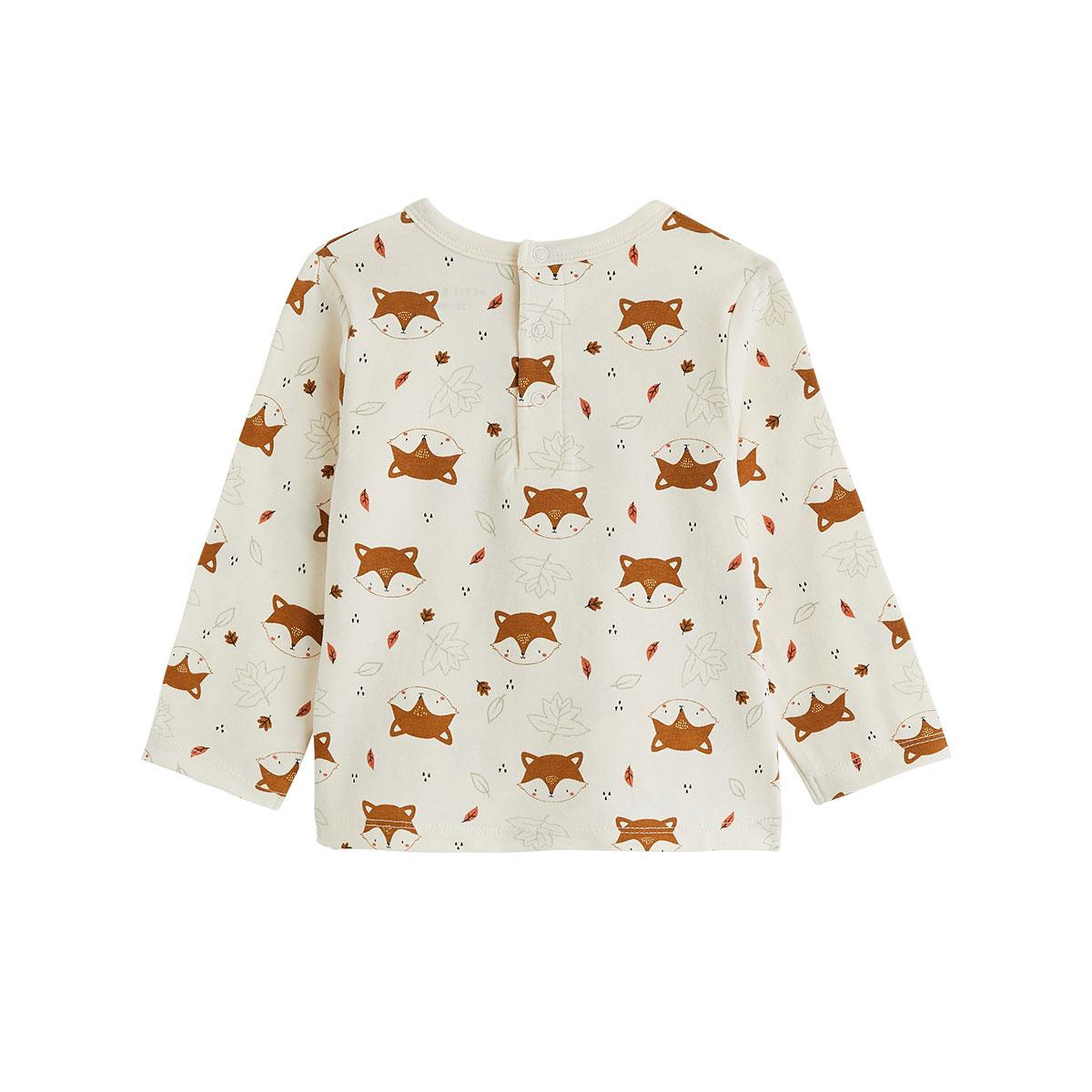 Voir la diapositive 4 : PETIT BEGUIN Ensemble salopette bébé en velours côtelé et t-shirt ginkgo