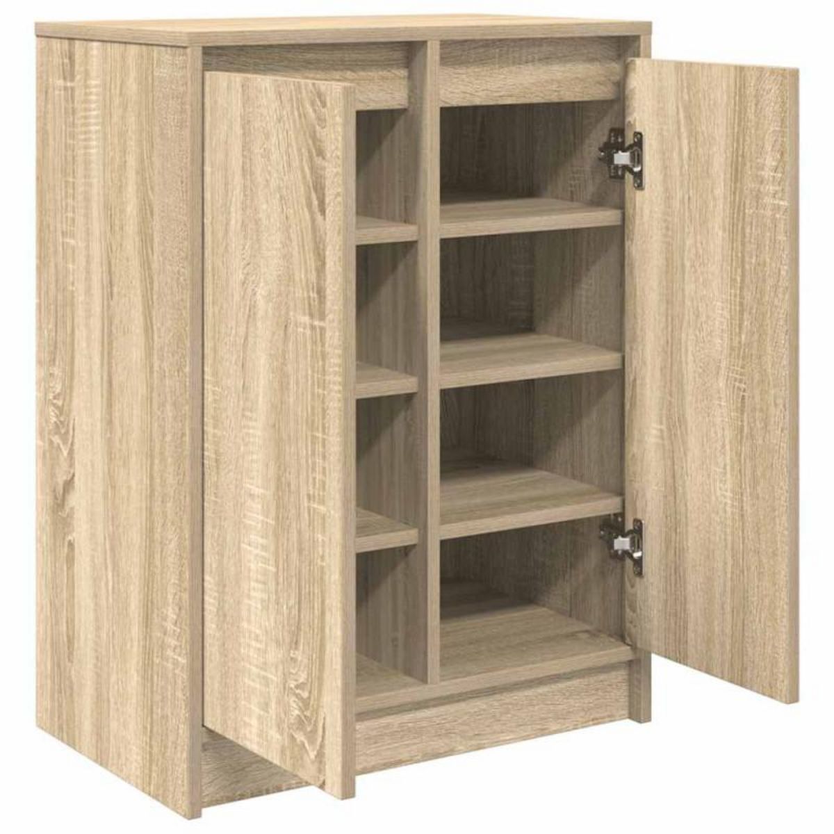 VIDAXL Armoire à chaussures chêne sonoma 57x34x76 cm bois d ingénierie