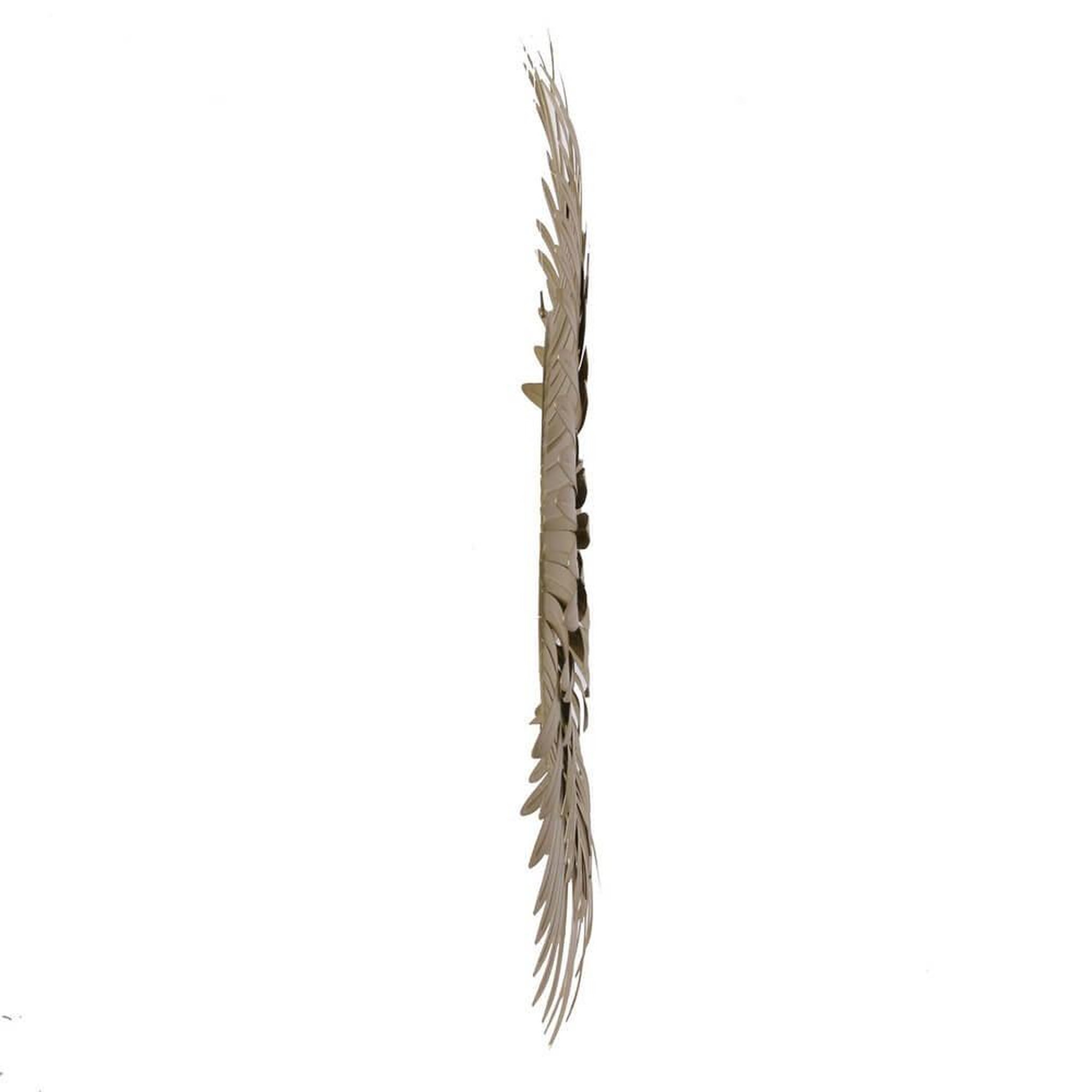 Voir la diapositive 2 : The Home Deco Factory Miroir plumes dorées D53