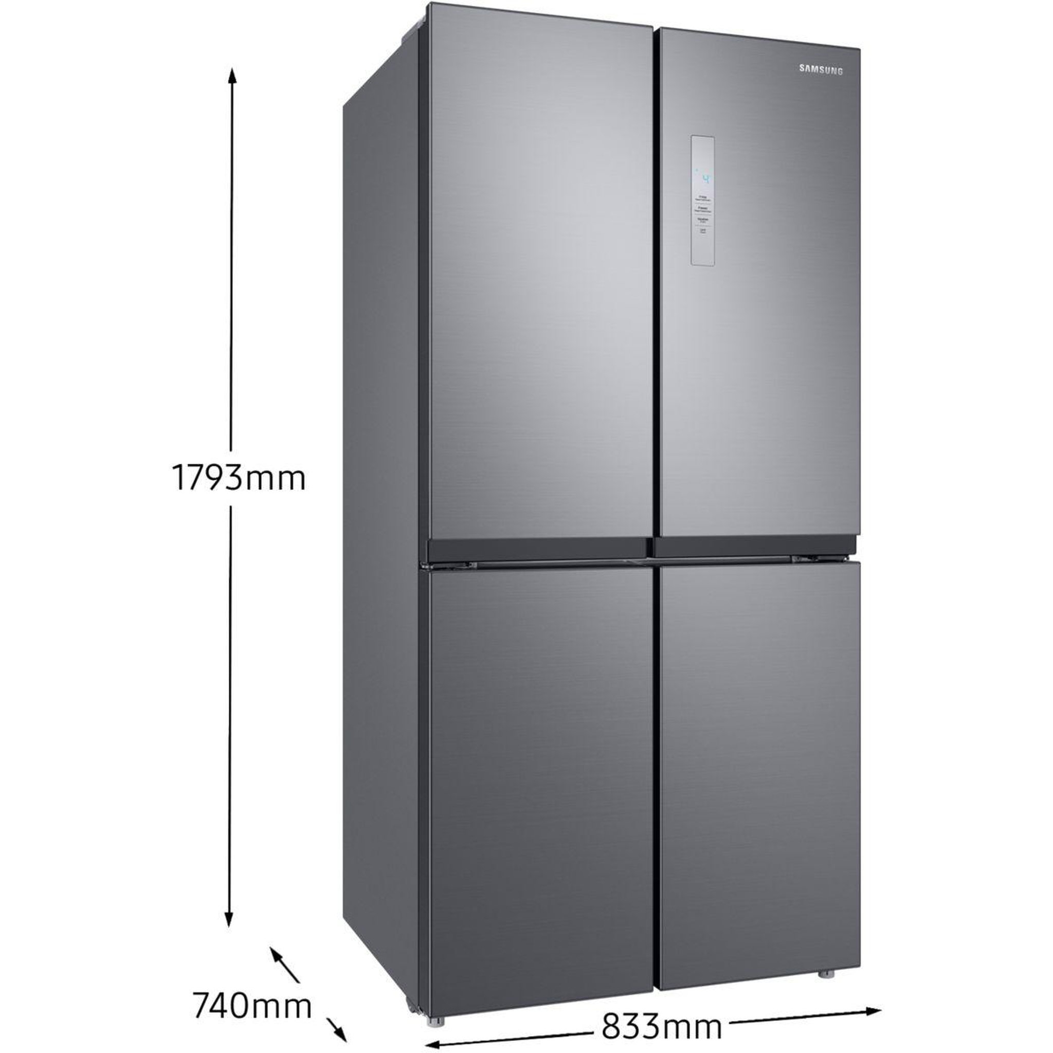 Voir la diapositive 5 : Samsung Réfrigérateur multi portes RF48A400EM9