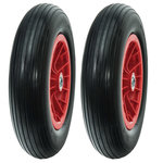 WERKAPRO Roue increvable 14  Ø 360 2 Pièces WERKA PRO  Alésage 20 mm Alésage 20 mm