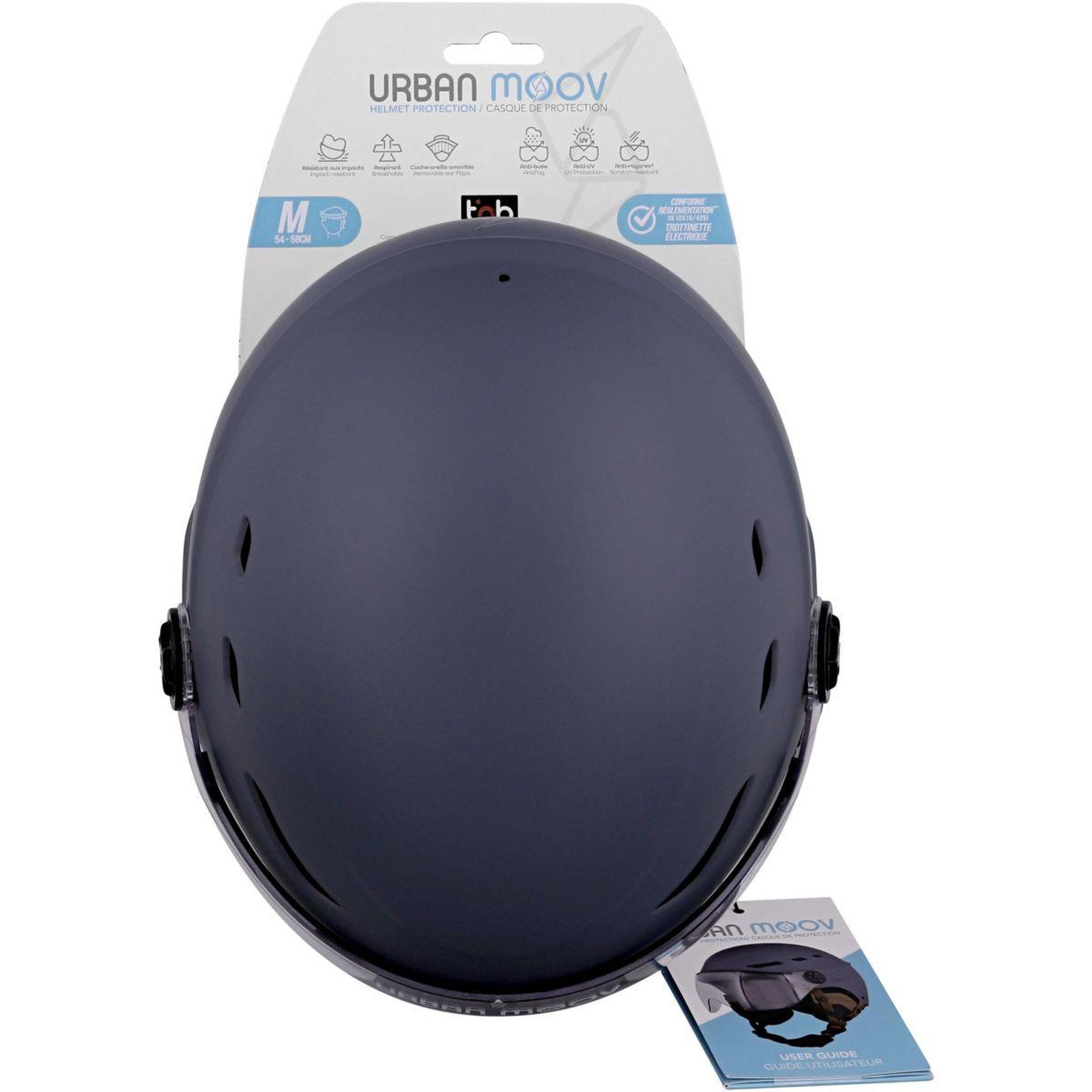 Voir la diapositive 5 : TNB Casque Taille M - Bleu marine