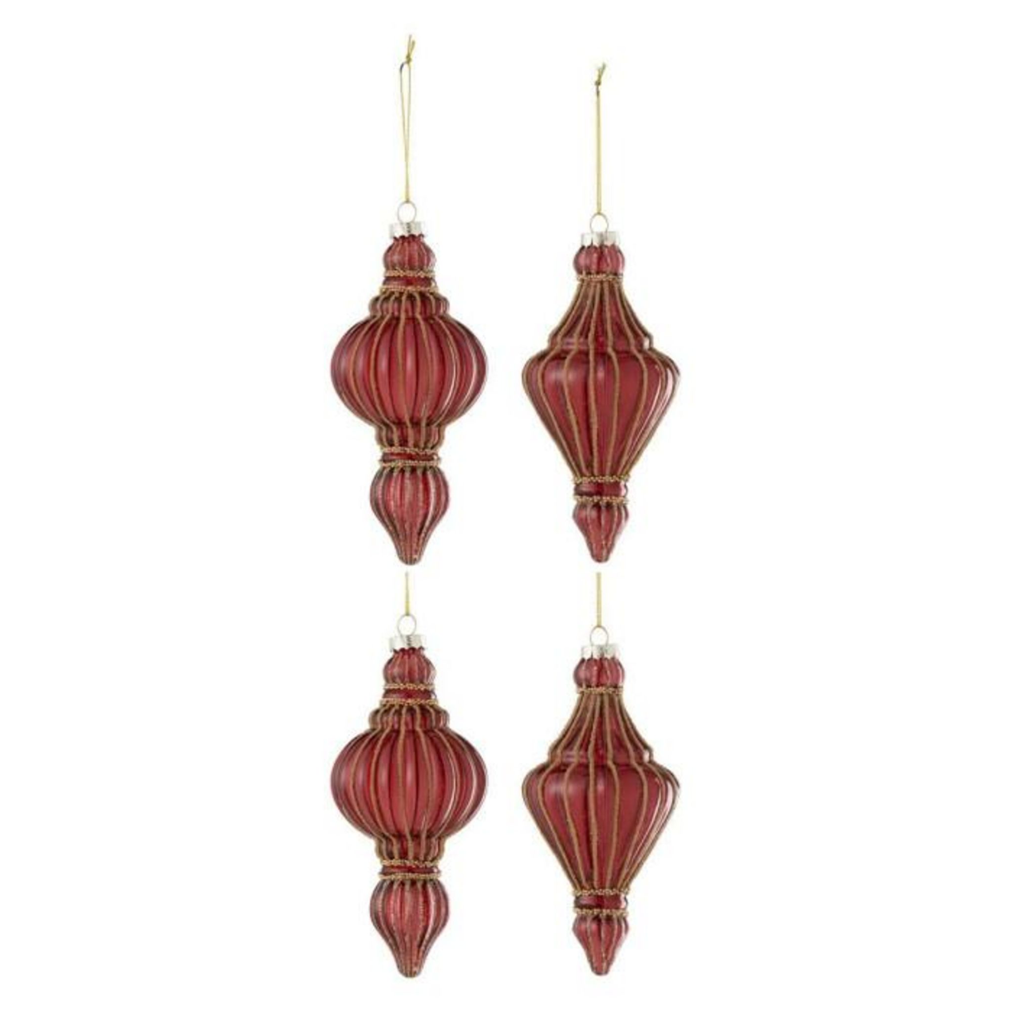 Lot De 2 Guirlandes De Noël En Forme Goutte D'Eau 45 Cm - Baies Rouges, Pommes Pin, Nœud Rouge - Décoration Porte D'Entrée, Mur, Fenêtre - 11