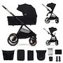 Voir la diapositive 1 : KINDERKRAFT Poussette combinée polyvalente 2 en 1 avec siège réversible à 27 kg