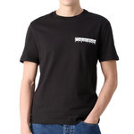 CALVIN KLEIN JEANS T-shirt Noir Homme Calvin Klein Jeans Chest. Coloris disponibles : Noir