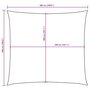 Voir la diapositive 6 : VIDAXL Voile de parasol tissu oxford carre 5x5 m terre cuite