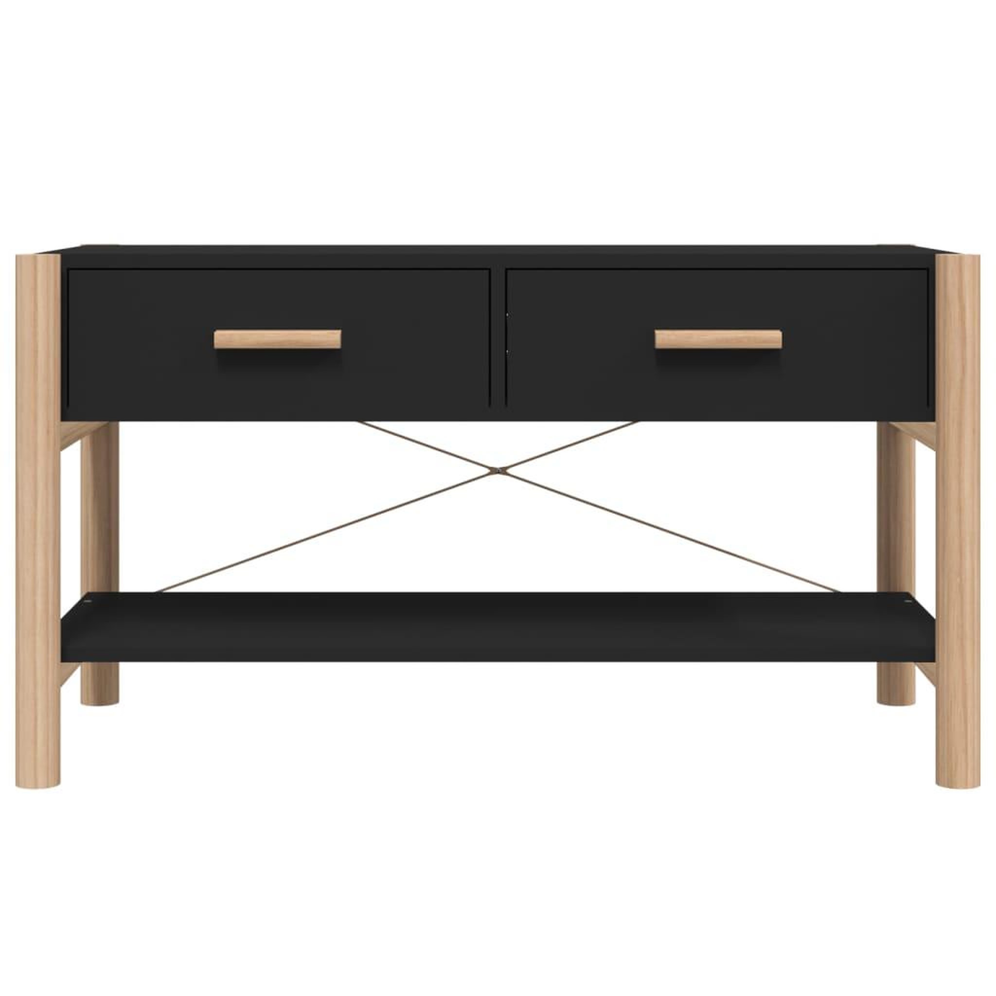 Voir la diapositive 5 : VIDAXL Meuble TV Noir 82x38x45 cm Bois d'ingenierie