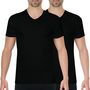 Voir la diapositive 1 : Athena Lot de 2 Tee shirts col V homme Coton Bio