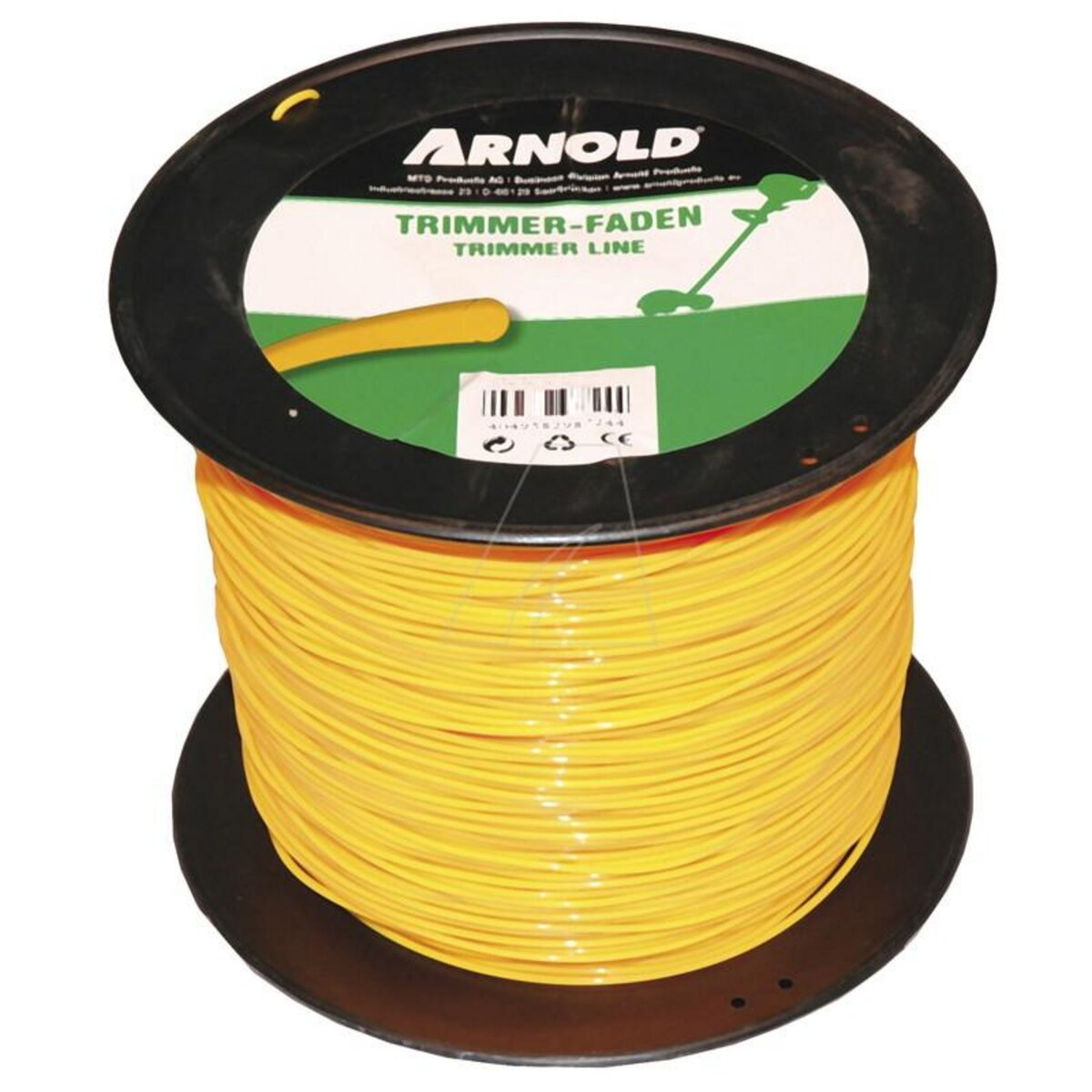 ARNOLD Fil de coupe-bordure rond en nylon 3,0 mm × 156 m
