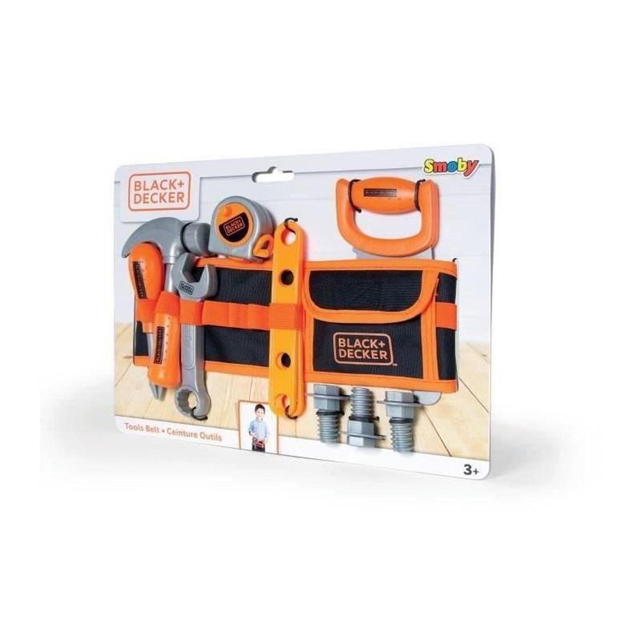 Voir la diapositive 2 : SMOBY Smoby - Black+Decker - Ceinture Outils