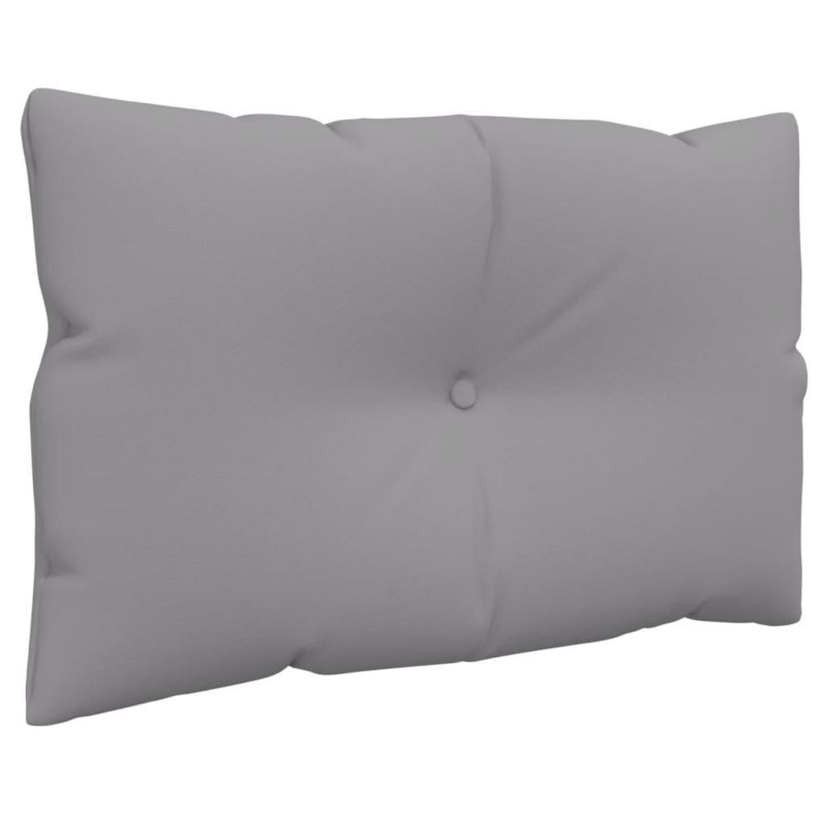 VIDAXL Coussins de palette lot de 2 gris tissu
