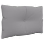 Voir la diapositive 4 : VIDAXL Coussins de palette lot de 2 gris tissu