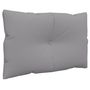 Voir la diapositive 4 : VIDAXL Coussins de palette lot de 2 gris tissu
