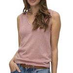 Vero Moda Débardeur /Argenté Femme Vero Moda Mahogany. Coloris disponibles : Rose