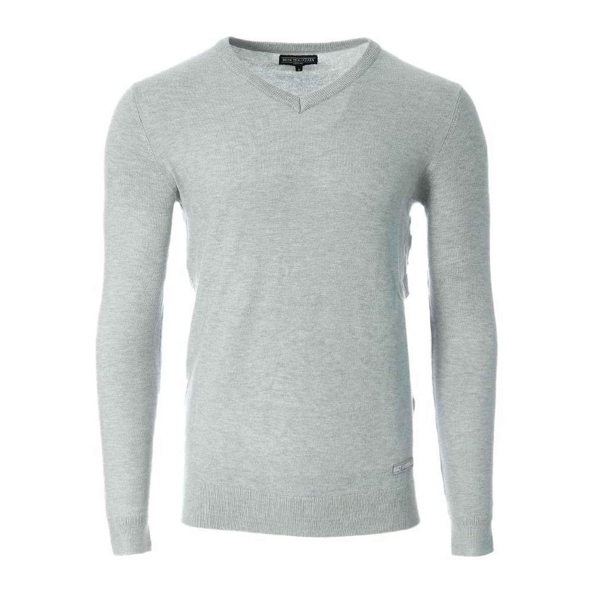 Best Mountain Pull Gris Clair Homme Best Mountain 01-ATM. Coloris disponibles : Gris