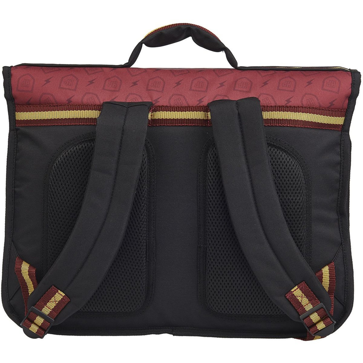 Cartable 41 cm CM1/CM2 rouge et noir Harry Potter