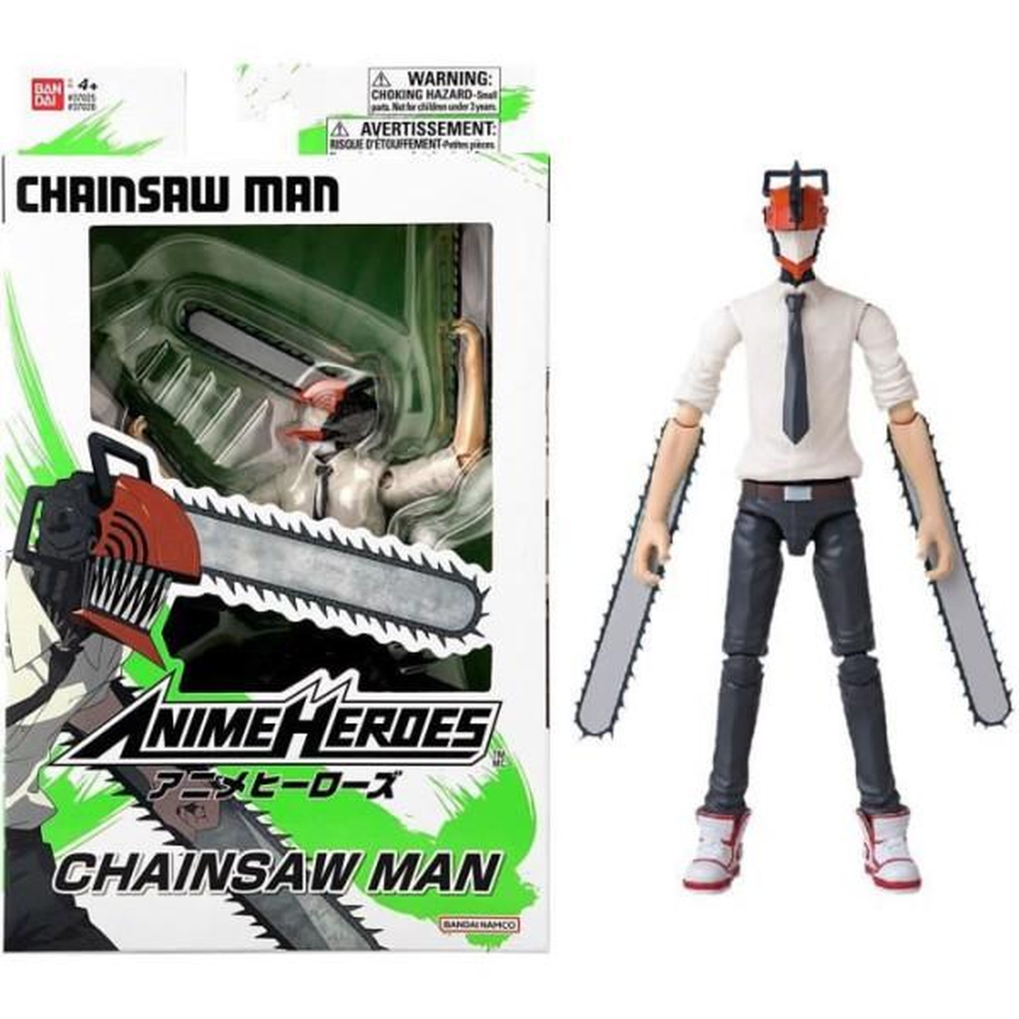 BANDAI BANDAI - Anime Heroes - Chainsaw Man - Figurine Anime Heroes 17 cm - Chainsaw Man - 37026