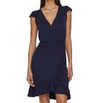 Vila Robe  à volants Femme Vila  ooney. Coloris disponibles : Bleu