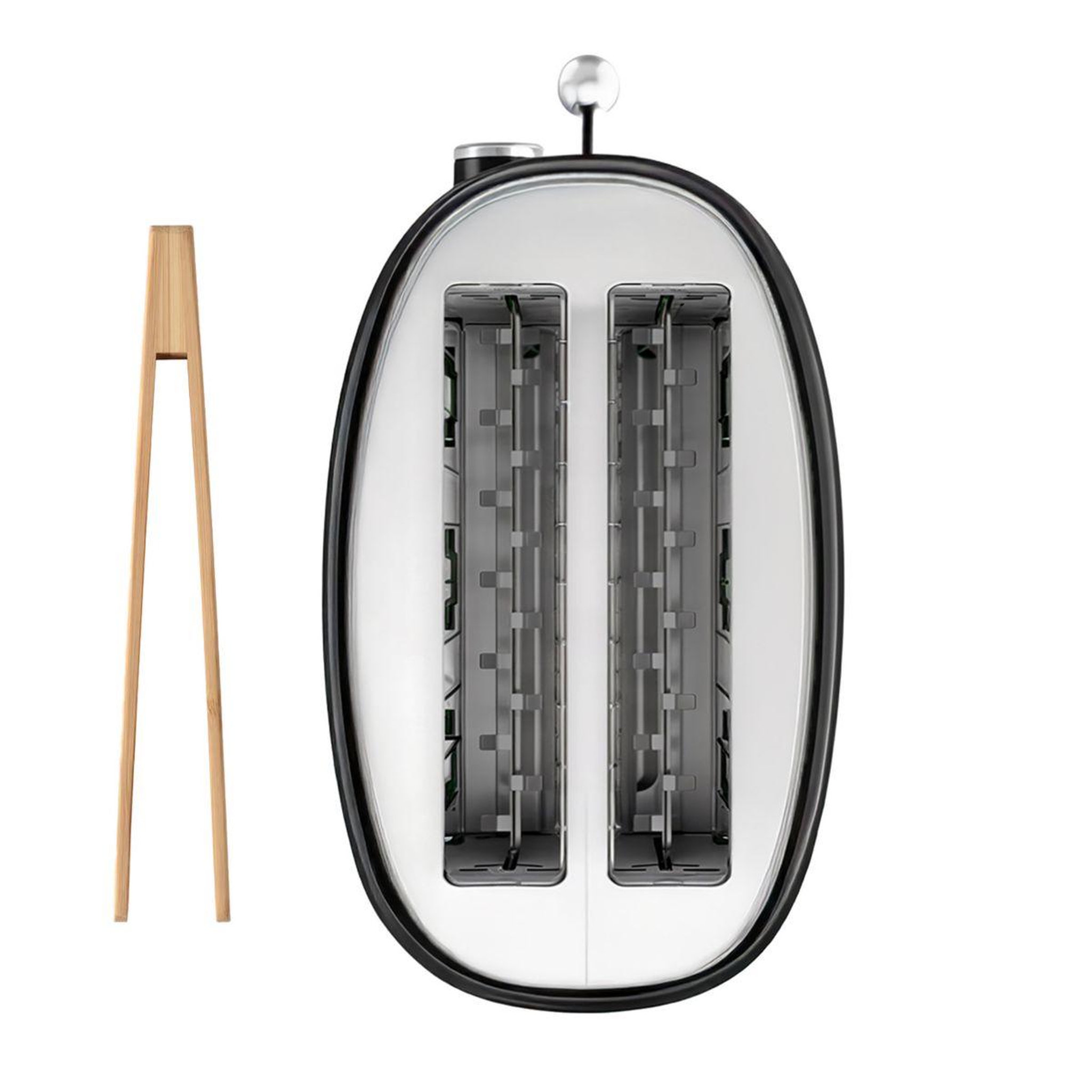 Voir la diapositive 4 : SWEISS Grille-pain vintage noir GRS9
