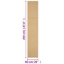 Voir la diapositive 6 : VIDAXL Tapis Sisal naturel 66x350 cm