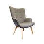 Voir la diapositive 1 : The Home Deco Factory Fauteuil de salon scandi Helsinki