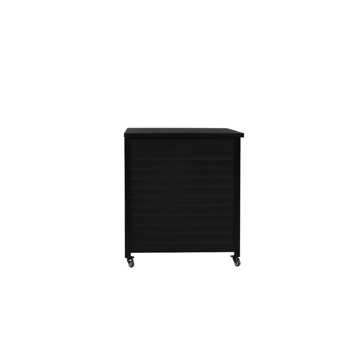 Paris Prix Coffre de Jardin en Métal  Tiana  150cm Noir