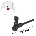 CENTRALE BRICO Arrêt acier prépeint, H.60 x L.15 x P.120 mm