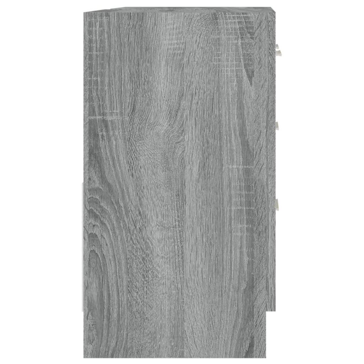 VIDAXL Armoire de lavabo Sonoma gris 63x30x54 cm Bois d'ingenierie