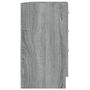 Voir la diapositive 4 : VIDAXL Armoire de lavabo Sonoma gris 63x30x54 cm Bois d'ingenierie