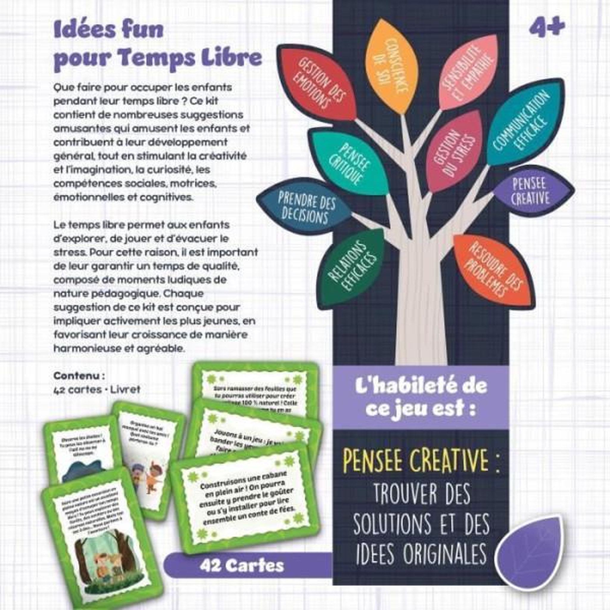 Voir la diapositive 4 : LISCIANI GIOCHI Jeu de cartes que faire en temps libre - Jeu Éducatif - LIFE SKILLS - Cartes illustrées