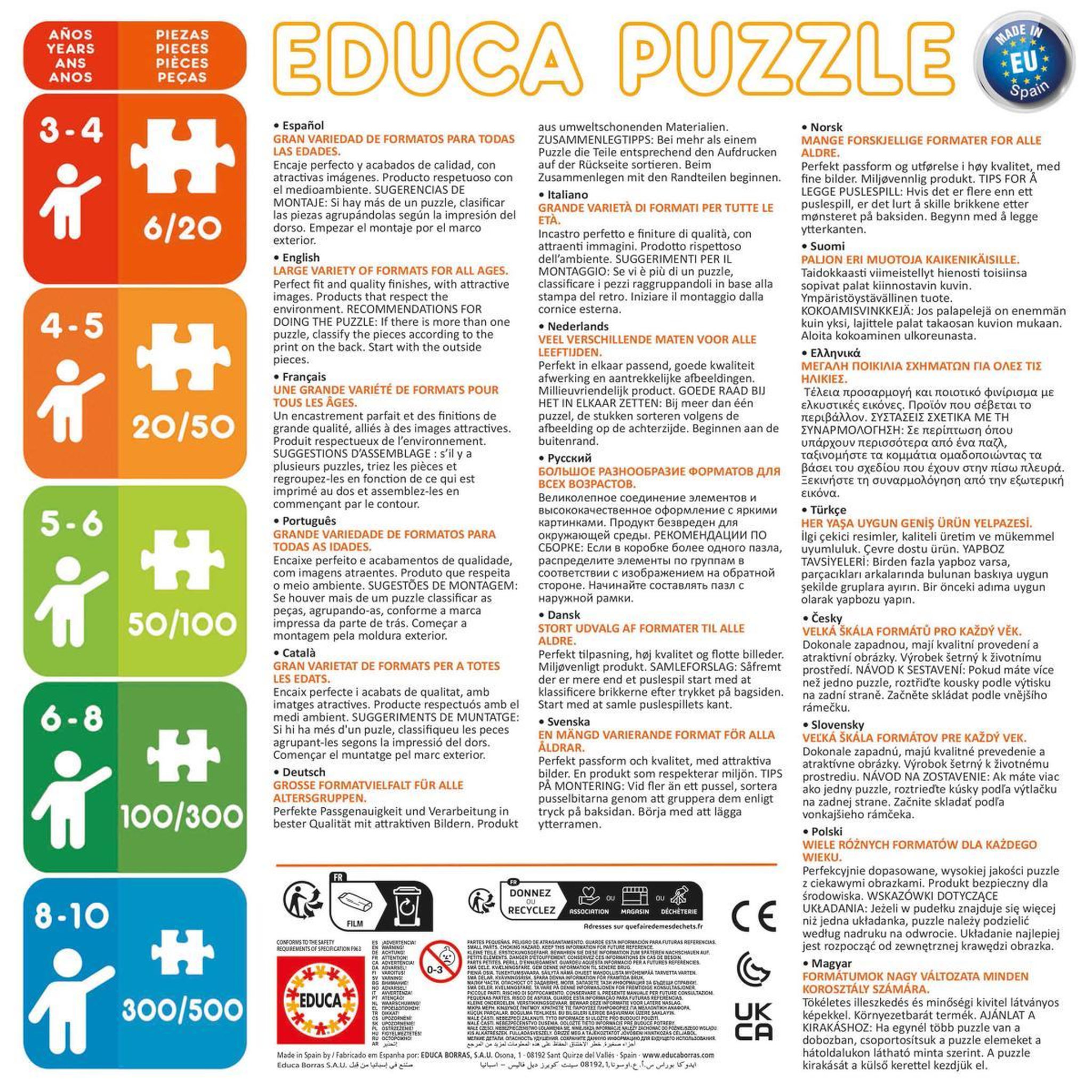 Voir la diapositive 3 : EDUCA Puzzle 2 x 100 pxs - Stitch