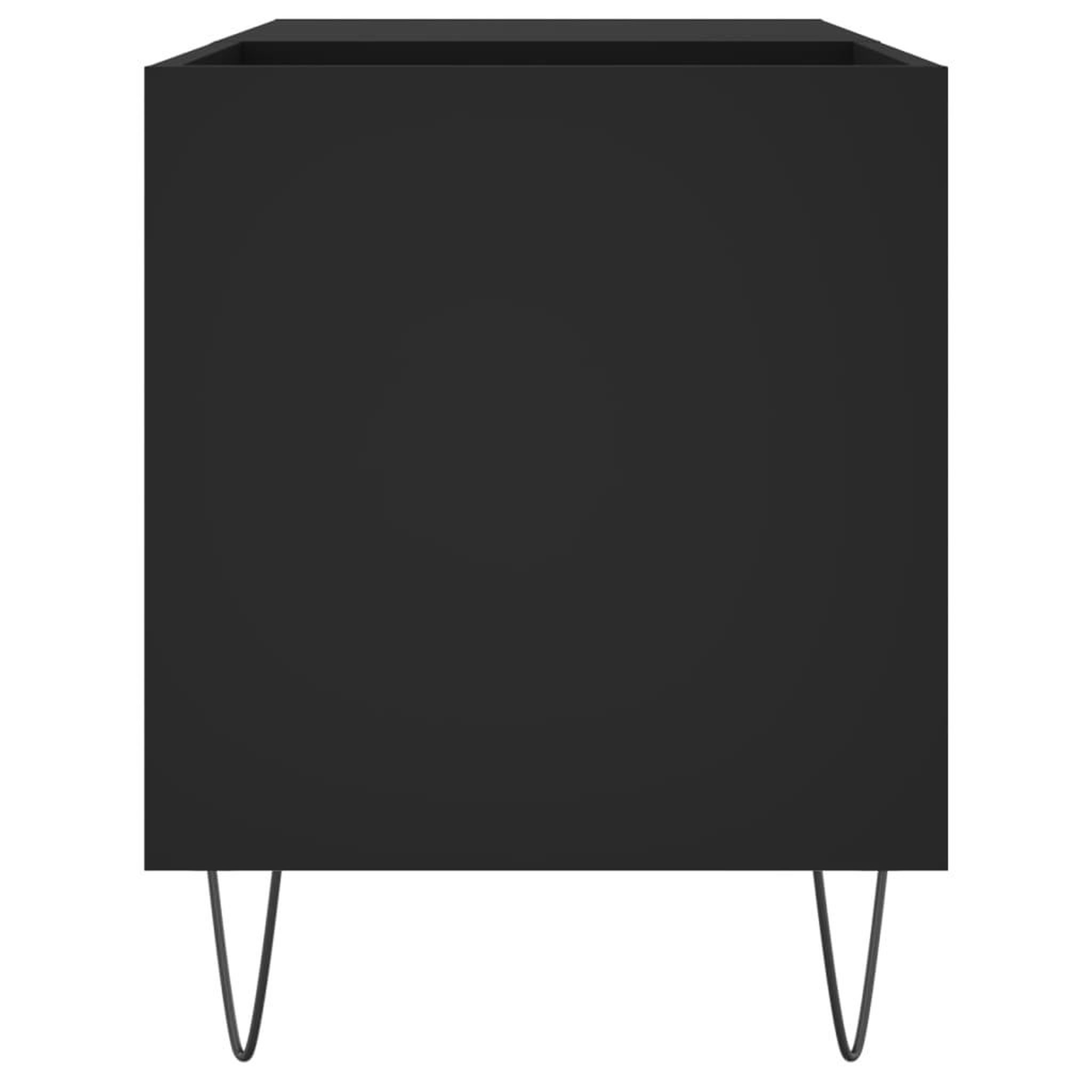 Voir la diapositive 5 : VIDAXL Armoire a disques noir 85x38x48 cm bois d'ingenierie