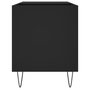 Voir la diapositive 5 : VIDAXL Armoire a disques noir 85x38x48 cm bois d'ingenierie