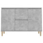 Voir la diapositive 5 : VIDAXL Buffet gris beton 101x35x70 cm bois d'ingenierie
