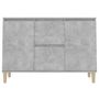 Voir la diapositive 5 : VIDAXL Buffet gris beton 101x35x70 cm bois d'ingenierie