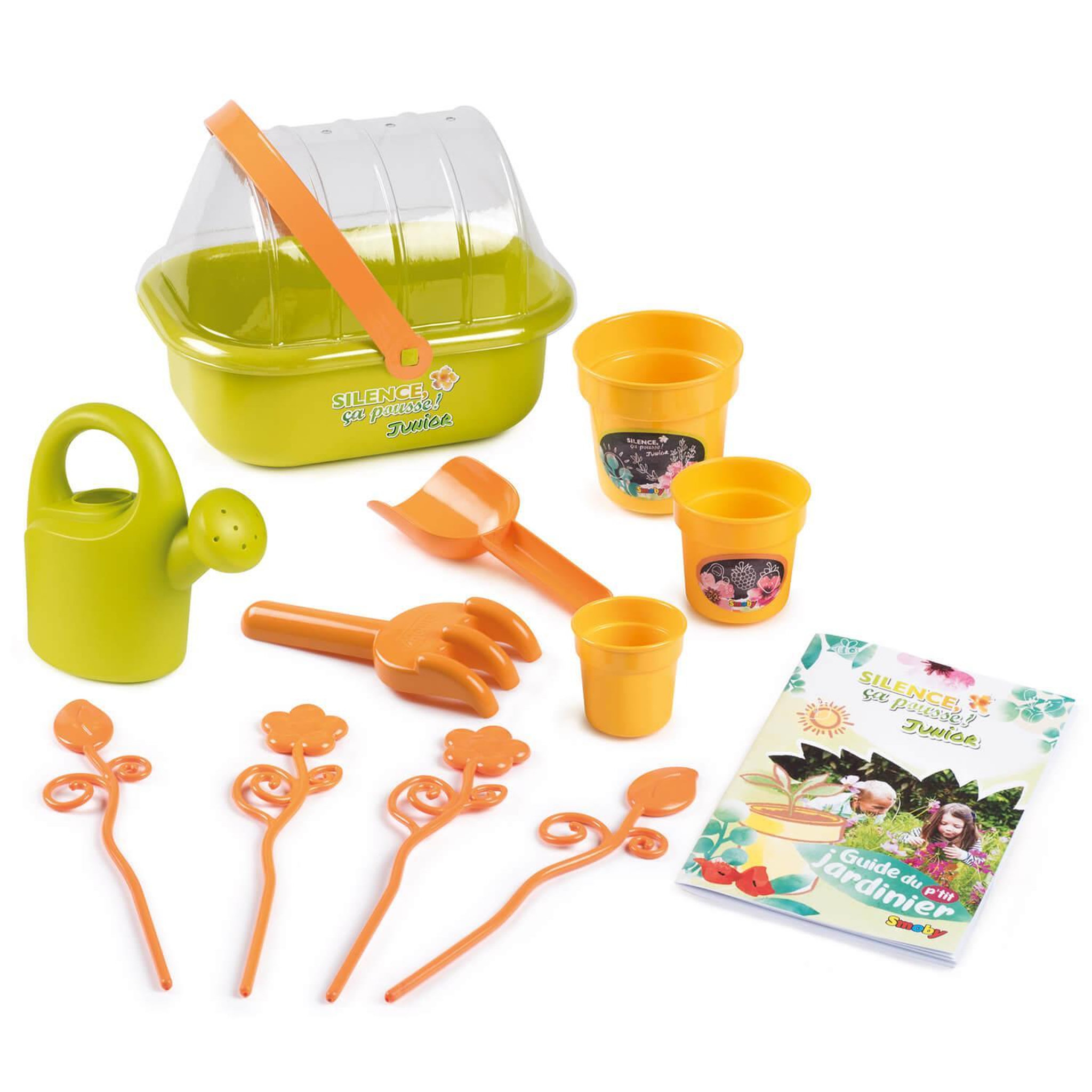 Voir la diapositive 3 : SMOBY Mini Serre Smoby verte pour jardinage enfant