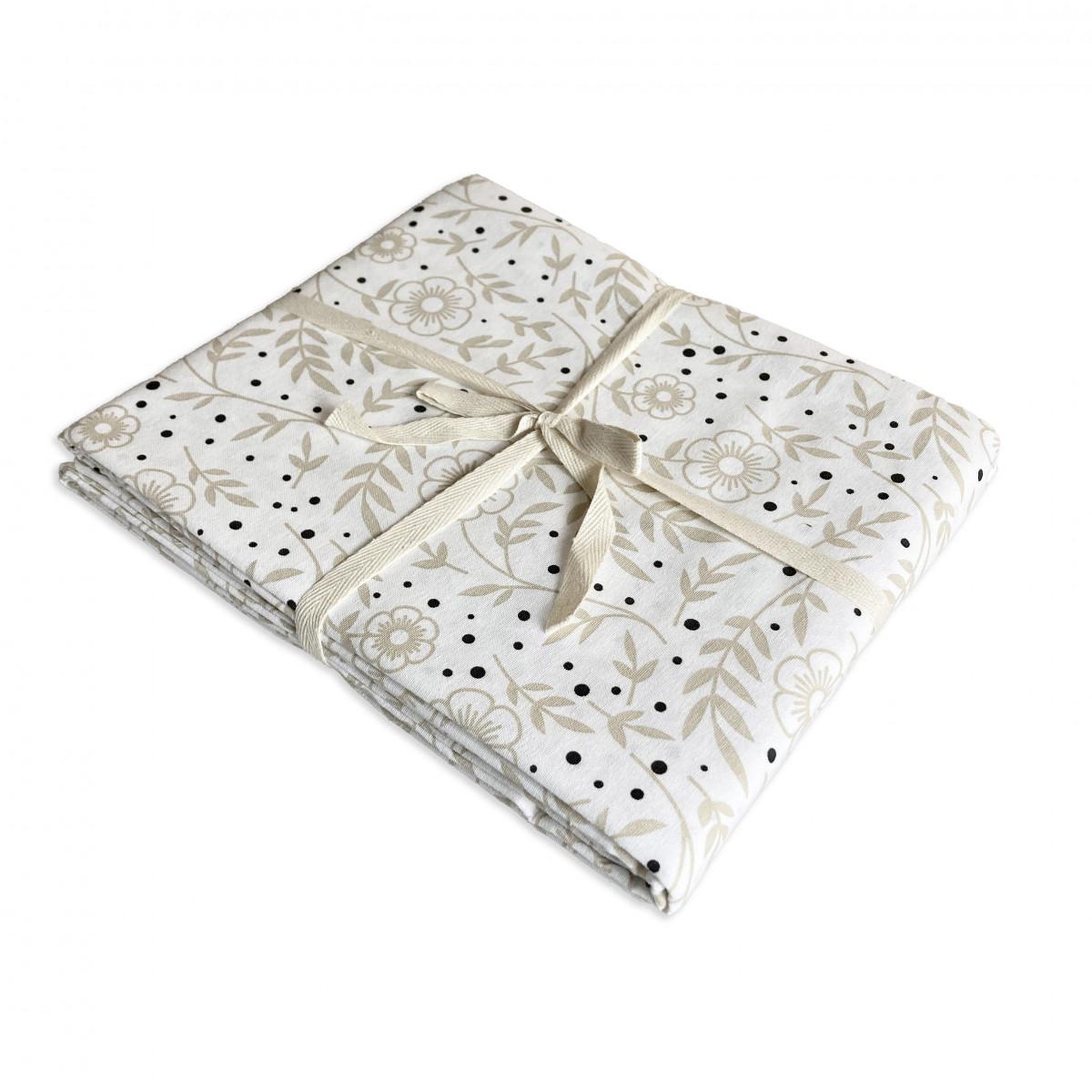 Voir la diapositive 3 : FUTURE HOME Nappe rectangle anti-taches déperlante floral 140x240cm verone