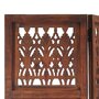 Voir la diapositive 3 : VIDAXL Cloison de separation 3 panneaux Marron 120x165cm Bois manguier