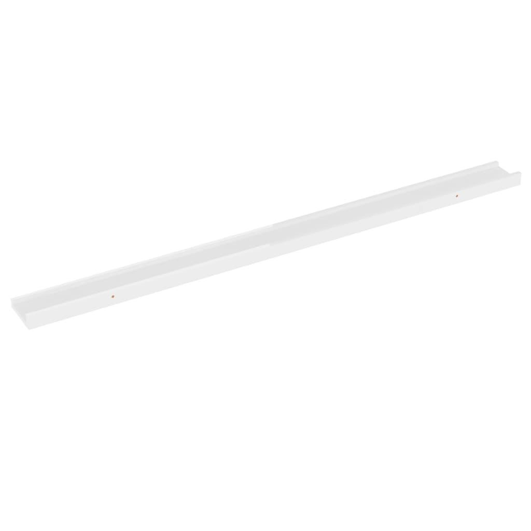 Voir la diapositive 5 : VIDAXL Etageres murales 4 pcs Blanc brillant 115x9x3 cm