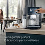 Voir la diapositive 5 : Siemens Expresso Broyeur EQ700 integral Inox Silver/Noir TQ713R03