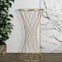 Voir la diapositive 5 : Paris Prix Table d'Appoint en Métal  Tower  100cm Or