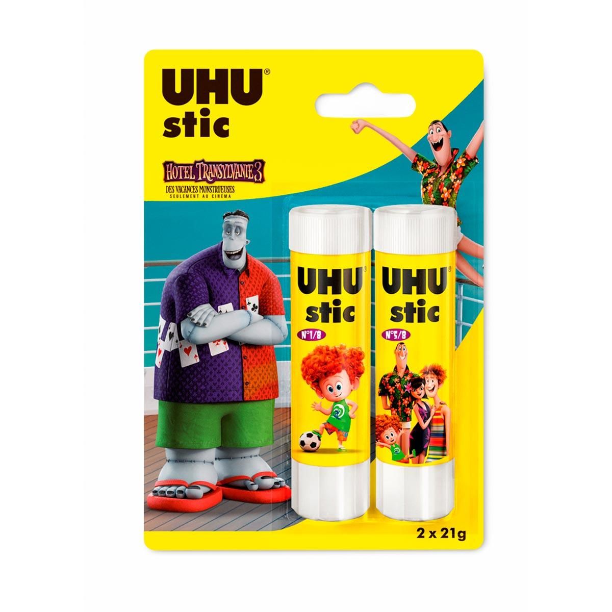 UHU Lot de 2 bâtons de colle 21g Hôtel Translyvanie