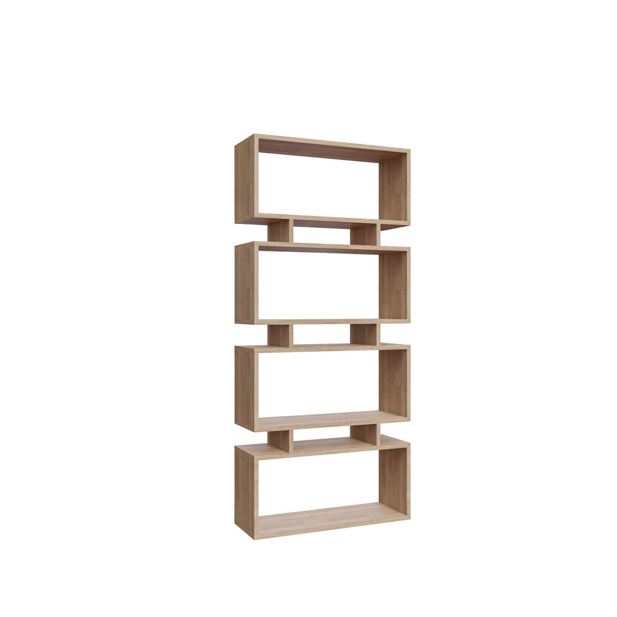 Habitat et Jardin Bibliothèque en bois  Langdon  - 72 x 25 x 161 cm - Beige