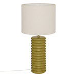 ATMOSPHERA Lampe à Poser en Céramique  Vinus  69cm Kaki