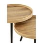 Voir la diapositive 3 : Paris Prix Lot de 3 Tables Gigognes  Perry  70cm Naturel