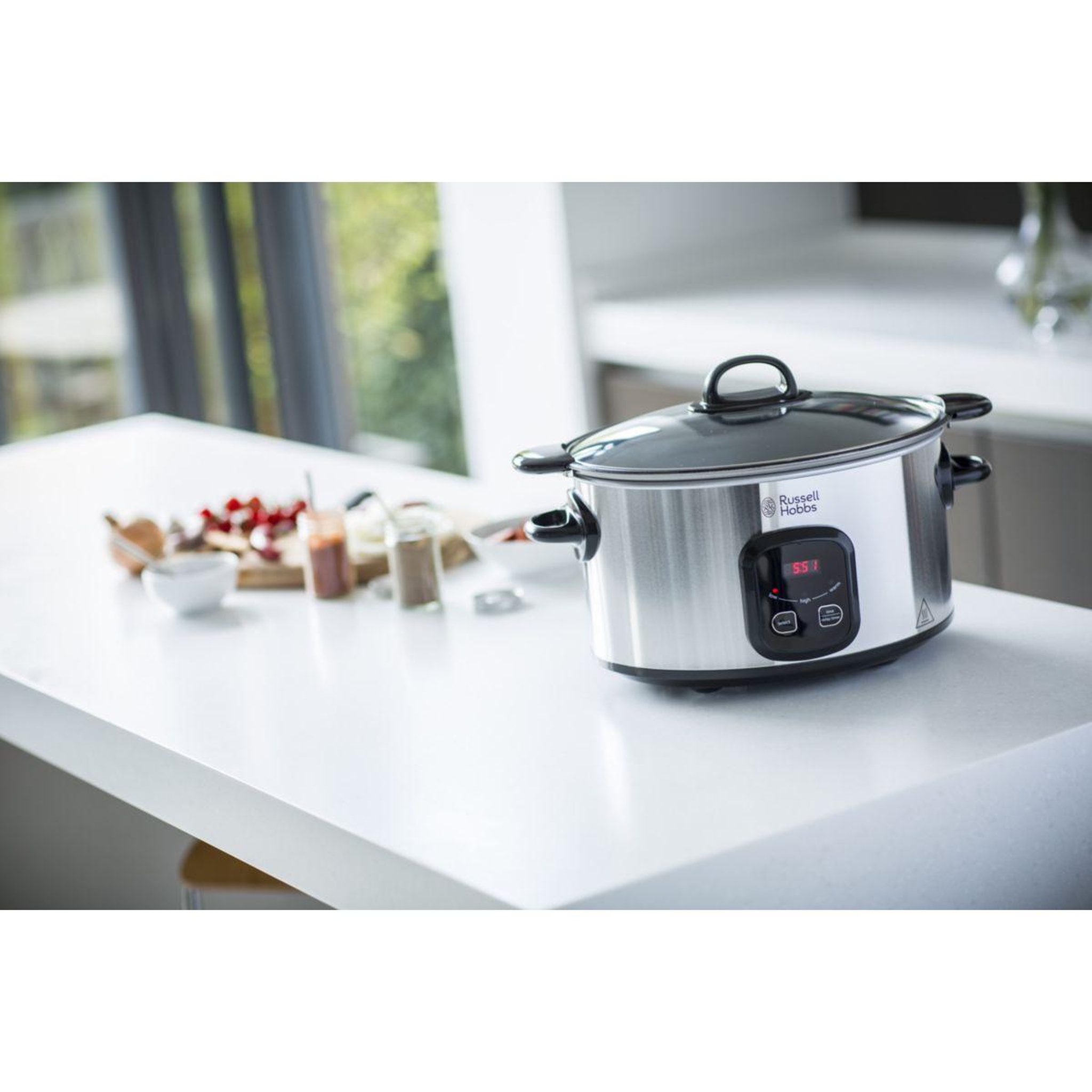 Voir la diapositive 2 : Russell Hobbs Mijoteuse 22750-56 digital maxicook