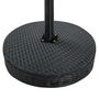 Voir la diapositive 5 : VIDAXL Ensemble de bar de jardin 3 pcs et coussins Resine tressee Noir