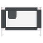 Voir la diapositive 4 : VIDAXL Barriere de securite de lit d'enfant Gris fonce 90x25 cm Tissu